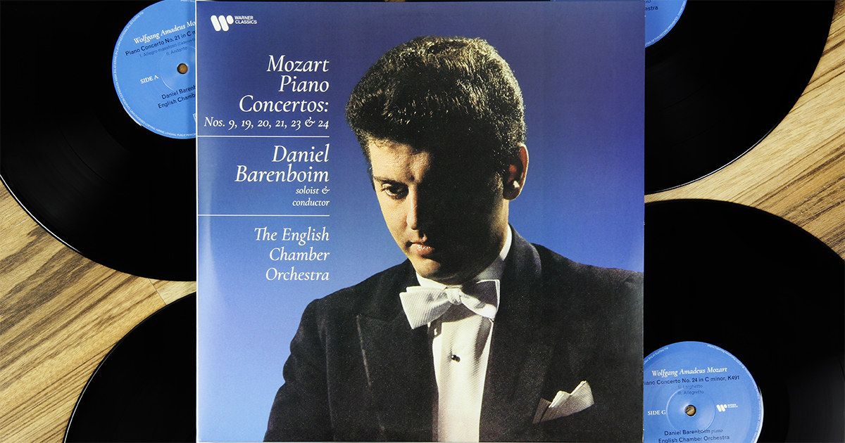THE ENGLISH CHAMBER ORCHESTRA & DANIEL BARENBOIM - MOZART: PIANO CONCERTOS NOS. 9, 19, 20, 21, 23 & 24 (BOX SET, 4 LP, 180 GR)