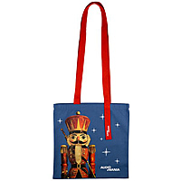Сумка-шопер для упаковки виниловых пластинок "ЗИМНЯЯ КЛАССИКА: ЩЕЛКУНЧИК И ДРУГИЕ ЛЕГЕНДЫ" (синяя)