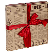 Подарочная упаковка нескольких виниловых пластинок "ПРАЗДНИЧНАЯ: ВЕСЕННЯЯ" (от 2 до 4 шт.)