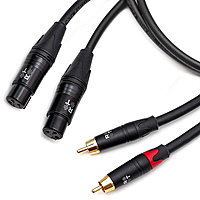 Кабель межблочный 2XLR-2RCA Radiotehnika Volna M02 (female)