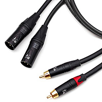 Кабель межблочный 2XLR-2RCA Radiotehnika Volna M02 (male)