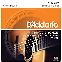 Струны для акустической гитары D'Addario EJ10