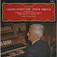 Виниловая пластинка ВИНТАЖ - BACH - CHEFS-D' OEUVRE POUR ORGUE (ANDRE MARCHAL)