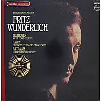 Винтажная виниловая пластинка BEETHOVEN - AN DIE FERNE GELIEBTE; HAYDN - CHANSONS ECOSSAISE ET GALLOISES; R. STRAUSS - 5 LIEDER AVEC ORCHESTRE (FRITZ WUNDERLICH)