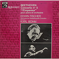 Виниловая пластинка ВИНТАЖ - BEETHOVEN - CONCERTO № 5 POUR PIANO ET ORCHESTRE EN SI BEMOL MAJEUR, OP. 73 "L' EMPEREUR" (EDWIN FISCHER)