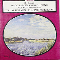 Виниловая пластинка ВИНТАЖ - BEETHOVEN - SONATES POUR VIOLON & PIANO № 4 & № 5 "PRINTEMPS" (ITZHAK PERLMAN, VLADIMIR ASHKENAZY)