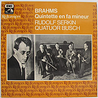 Винтажная виниловая пластинка BRAHMS - QUINTETTE POUR PIANO ET CORDES EN FA MINEUR, OP. 34 (RUDOLF SERKIN, QUATUOR BUSCH)