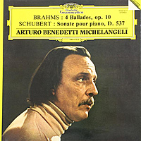 Виниловая пластинка ВИНТАЖ - BRAHMS - 4 BALLADES, OP. 10; SCHUBERT - SONATE POUR PIANO, D. 537 (ARTURO BENEDETTI MICHELANGELI)