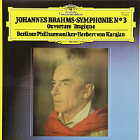 Винтажная виниловая пластинка BRAHMS - SYMPHONIE № 3, OUVERTURE TRAGIQUE (HERBERT VON KARAJAN)