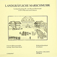 Виниловая пластинка ВИНТАЖ - РАЗНОЕ - LANDGRAF LUDWIG IX VON HESSEN-DARMSTADT (1719-1790) UND SEIN UMKREIS (WILHELM KRUMBACH)