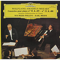 Винтажная виниловая пластинка MOZART - CONCERTOS POUR PIANO № 19, K. 459 - № 23, K. 488 (MAURIZIO POLLINI)