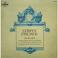 Винтажная виниловая пластинка MOZART - CONCERTOS POUR PIANO № 22 K. 482 & RONDO EN RE MAJEUR K. 382 (EDWIN FISCHER)