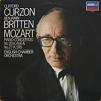 Виниловая пластинка ВИНТАЖ - MOZART - PIANO CONCERTOS № 20 K.466 & № 27 K.595 (CLIFFORD CURZON)