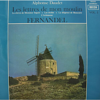 Винтажная виниловая пластинка ALPHONSE DAUDET - LES LETTRES DE MON MOULIN (VOLUME 1) (FERNANDEL)