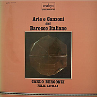 Виниловая пластинка ВИНТАЖ - РАЗНОЕ - ARIE E CANZONI DEL BAROCCO ITALIANO (CARLO BERGONZI, FELIX LAVILLA)
