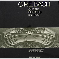 Винтажная виниловая пластинка C. P. E. BACH - QUATRE SONATES EN TRIO (ARS REDIVIVA ENSEMBLE)