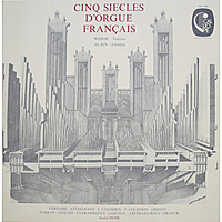 Винтажная виниловая пластинка CINQ SIECLES D'ORGUE FRANCAIS (ANDRE ISOIR)