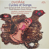 Винтажная виниловая пластинка DVORAK - CYCLES OF SONGS (JINDRICH JINDRAK, ALFRED HOLECEK)