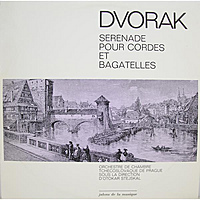Винтажная виниловая пластинка DVORAK - SERENADE POUR CORDES, BAGATELLES (ORCHESTRE DE CHAMBRE TCHECOSLOVAQUE DE PRAGUE)