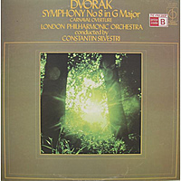 Винтажная виниловая пластинка DVORAK - SYMPHONY № 8 IN G MAJOR ETC. (LONDON PHILHARMONIC ORCHESTRA)