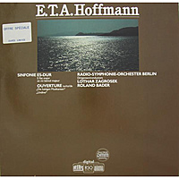 Винтажная виниловая пластинка E.T.A. HOFFMANN - SINFONIE ES-DUR, OUVERTURE (RADIO-SYMPHONIE-ORCHESTER BERLIN)