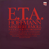 Винтажная виниловая пластинка HOFFMANN - MISERERE B-MOLL FUER SOLI, CHOR UND ORCHESTER (K. LAKI, H. LAURICH, G. KILLEBREW, A. BALDIN, N. HILLEBRAND)