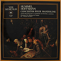 Виниловая пластинка ВИНТАЖ - РАЗНОЕ - HUMMEL, HOFFMAN: CONCERTOS POUR MANDOLINE (EDITH BAUER-SLAIS, ELFRIEDE KUNSCHAK)