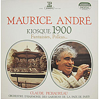 Винтажная виниловая пластинка KIOSQUE 1900 FANTAISIES, POLKAS... (MAURICE ANDRE, CLAUDE PICHAUREAU)