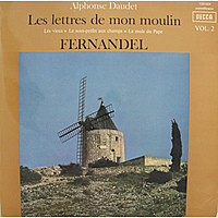 Винтажная виниловая пластинка LES LETTRES DE MON MOULIN (VOLUME 2) (ALPHONSE DAUDET, FERNANDEL)