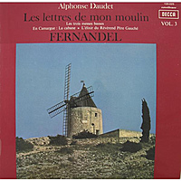 Винтажная виниловая пластинка LES LETTRES DE MON MOULIN (VOLUME 3) (ALPHONSE DAUDET, FERNANDEL)