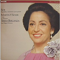 Виниловая пластинка ВИНТАЖ - РАЗНОЕ - SOR - SEGUIDILLAS, ANDANTINO POUR GUITARE; MARTIN Y SOLER - 2 AIRS, 8 CHANSONS (TERESA BERGANZA, JOSE MIGUEL MORENO)