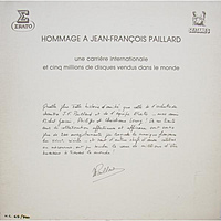 Винтажная виниловая пластинка BACH, CHOPIN, RAMEAU - HOMMAGE A JEAN-FRANCOIS PAILLARD (JEAN-FRANCOIS PAILLARD)