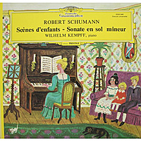 Винтажная виниловая пластинка SCHUMANN - SCENES D' ENFANTS, SONATE EN SOL MINEUR (WILHELM KEMPFF)
