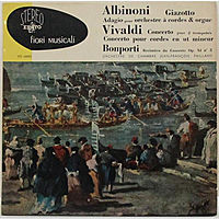 Винтажная виниловая пластинка ALBINONI - ADAGIO POUR ORCHESTRE A CORDES & ORGUE; VIVALDI - CONCERTO POUR 2 TROMPETTES, CONCERTO POUR CORDES EN UT MINEUR; BONPORTI - RECITATIVO DU CONCERTO OP. XI № 5 (ORCHESTRE DE CHAMBRE JEAN-FRANCOIS PAILLARD)