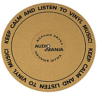 Слипмат Audiomania CORK – Keep calm and listen to vinyl music!