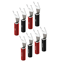 Разъем акустический типа "лопатка" AudioQuest SureGrip 100 SPADE (8 шт.)