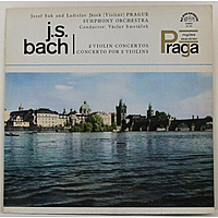 Винтажная виниловая пластинка BACH - CONCERTO FOR 2 VIOLINS (JOSEF SUK, LADISLAV JASEK)