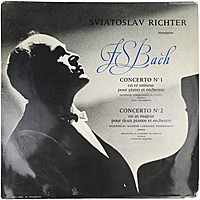 Винтажная виниловая пластинка BACH - CONCERTO № 1 EN RE MINEUR POUR PIANO ET ORCHESTRE; CONCERTO № 2 EN UT MAJEUR POUR DEUX PIANOS ET ORCHESTRE (SVIATOSLAV RICHTER)