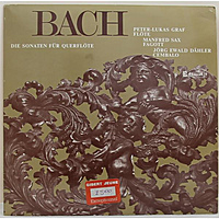 Винтажная виниловая пластинка BACH - DIE SONATEN FUR QUERFLOTE (P.-L. GRAF, M. SAX, J. E. DAHLER)