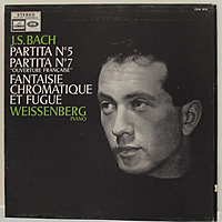 Винтажная виниловая пластинка BACH - PARTITAS № 5 ET № 7 "OUVERTURE FRANCAISE", FANTAISIE CHROMATIQUE ET FUGUE (ALEXIS WEISSENBERG)