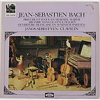 Винтажная виниловая пластинка BACH - PRELUDE ET FUGUE EN MI BEMOL MAJEUR, AIR VARIE DANS LE STYLE ITALIEN, OUVERTURE FRANCAISE EN SI MINEUR (PARTITA) (JANOS SEBESTYEN)