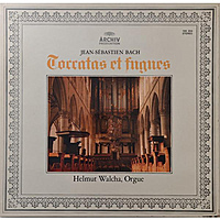 Винтажная виниловая пластинка BACH - TOCCATAS AND FUGUES (HELMUT WALCHA)