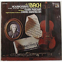 Винтажная виниловая пластинка BACH - VIOLINKONZERTE D-MOLL, № 1 A-MOLL, KONZERT FUR VIOLINE UND OBOE D-MOLL (ITZHAK PERLMAN)