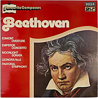Винтажная виниловая пластинка BEETHOVEN - FAVOURITE COMPOSERS (FRIEDRICH GULDA, JULIUS KATCHEN)
