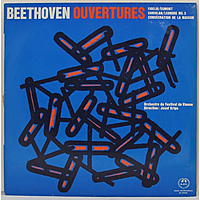 Винтажная виниловая пластинка BEETHOVEN - OUVERTUREN: FIDELIO, EGMONT, CORIOLAN, LEONORE № 3, DIE WEIHE DES HAUSES (JOSEF KRIPS)