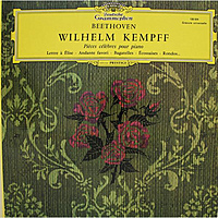 Винтажная виниловая пластинка BEETHOVEN - PIECES CELEBRES POUR PIANO (WILHELM KEMPFF, piano)