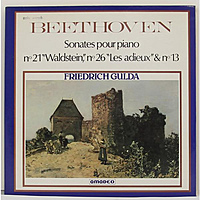 Винтажная виниловая пластинка BEETHOVEN - SONATES POUR LE PIANO, № 21 "WALDSTEIN", № 26 "LES ADIEUX ", & № 13 (FRIEDRICH GULDA)