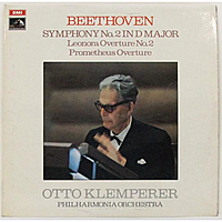 Винтажная виниловая пластинка BEETHOVEN - SYMPHONY № 2 IN D MAJOR, LEONORA OVERTURE № 2, PROMETHEUS OVERTURE (OTTO KLEMPERER)