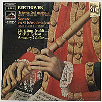 Винтажная виниловая пластинка BEETHOVEN - TRIO EN SOL MAJEUR, SONATE EN SI BEMOL MAJEUR (CHRISTIAN IVALDI, MICHEL DEBOST, AMAURY WALLEZ)