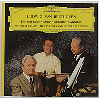 Винтажная виниловая пластинка BEETHOVEN - TRIO POUR PIANO, VIOLON ET VIOLONCELLE "L' ARCHIDUC" (W. KEMPFF, H. SZERYNG, P. FOURNIER)